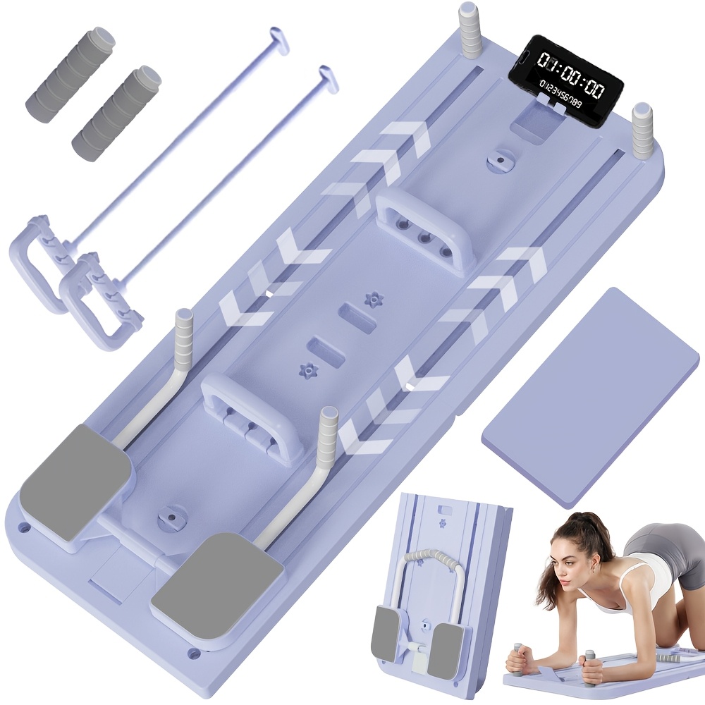 Ab Wheel Roller - Multifunctional Foldable Pilates Board Home Abdominal