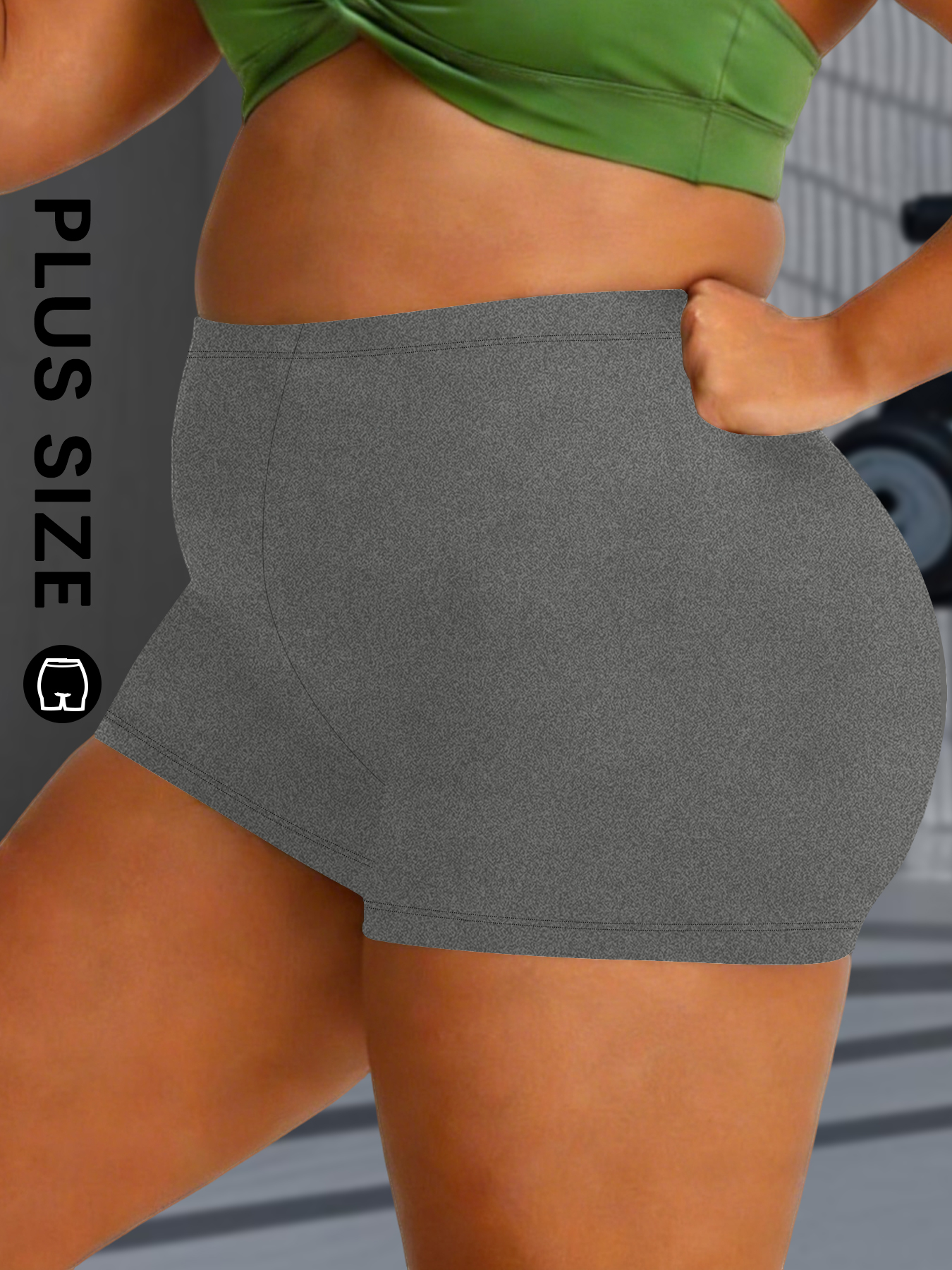 Yoga Fitness Leggings - Plus Size Women's Yoga Running Biker