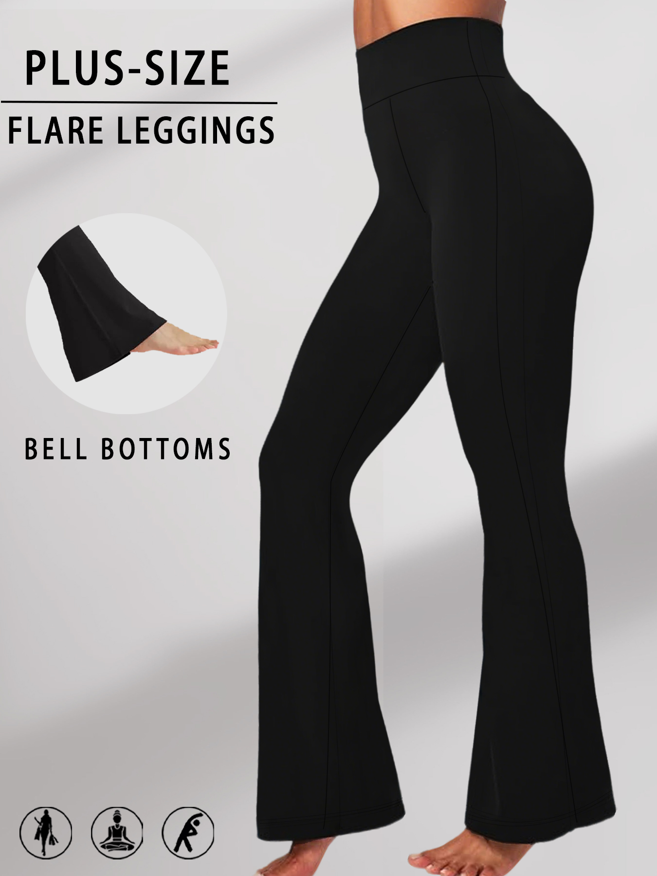 Plus Size Women's Super Soft F - đánh giá và giá Yoga Fitness Leggings