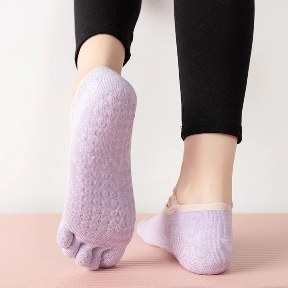 Ladies Non-Slip Pilates Socks  - đánh giá và giá Yoga Fitness Studio