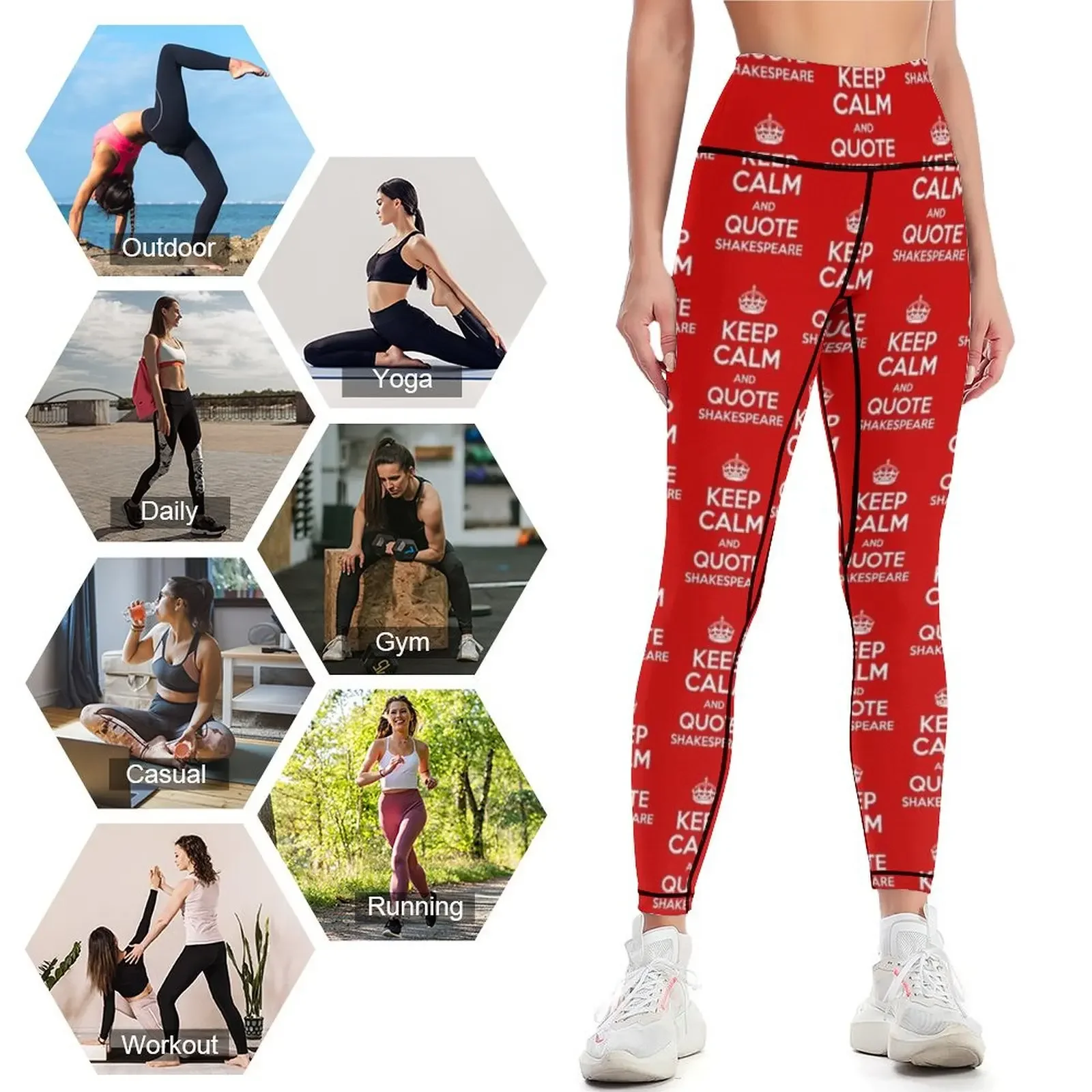 Keep Calm & Quote Shakespeare  - đánh giá và giá Yoga Fitness Quotes