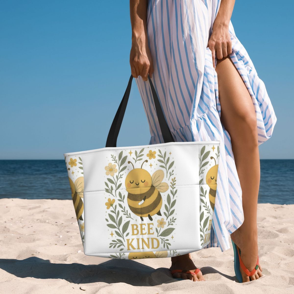 Bee Kind Cute Bumblebee Floral - đánh giá và giá Yoga Fitness Quotes