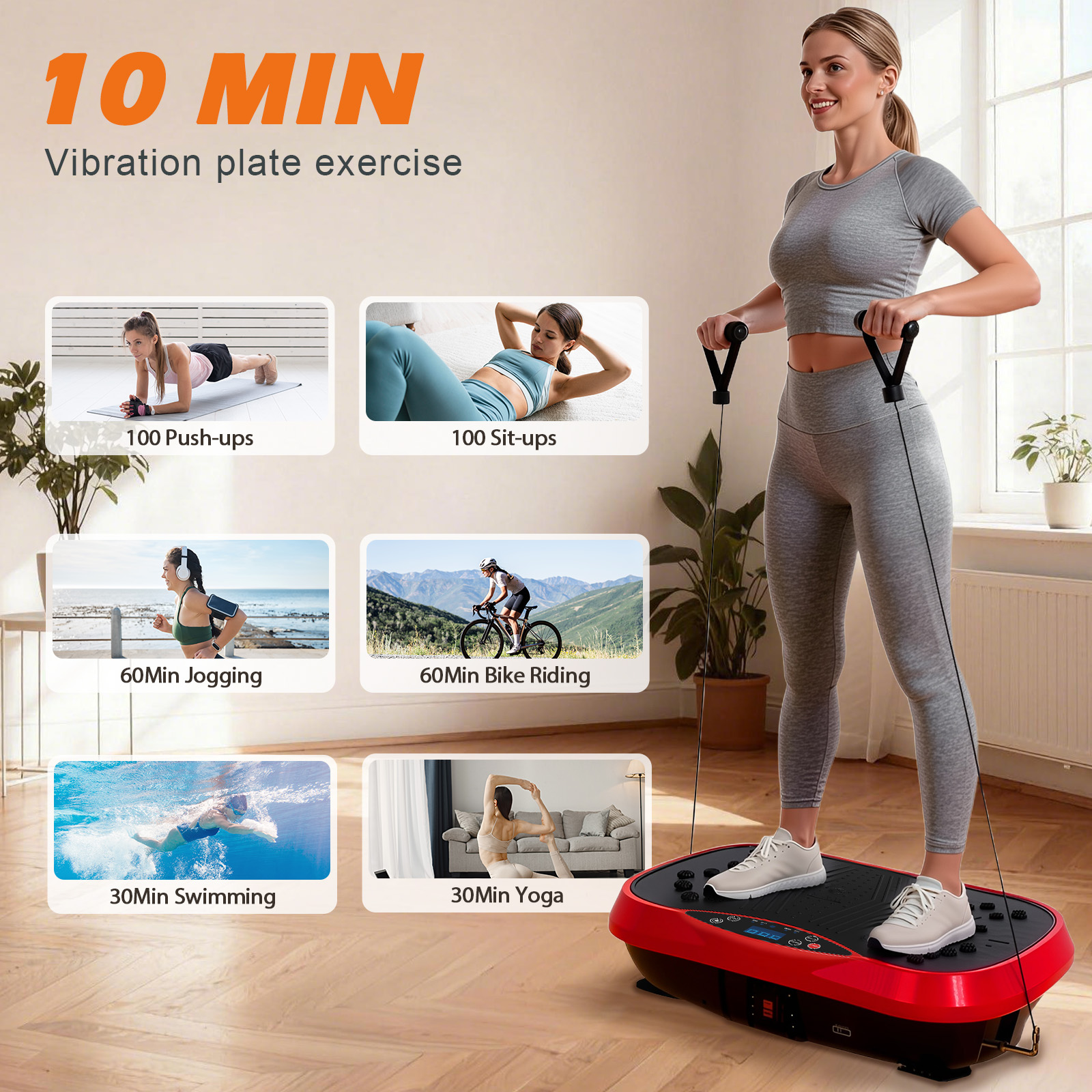 Portable Vibration Plate Exerc - đánh giá và giá Yoga Fitness Board