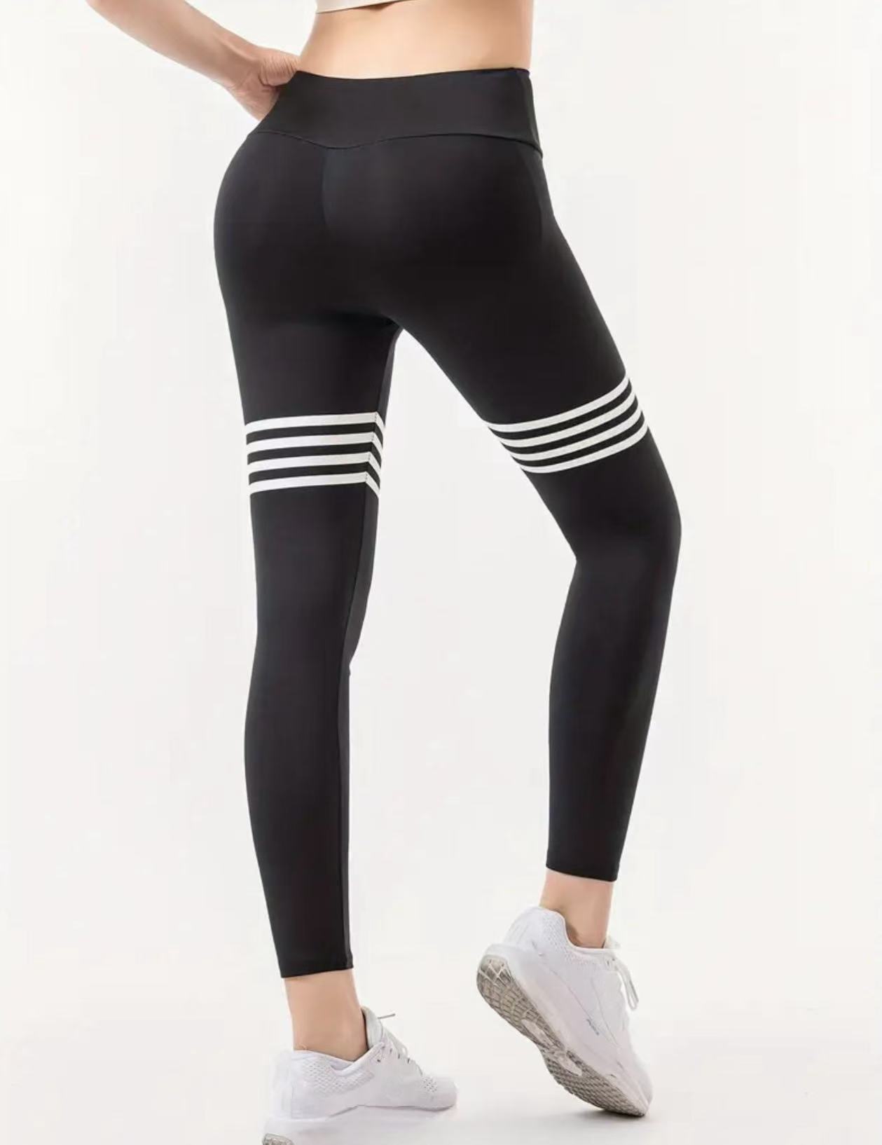Letter Pattern High-Waisted Yo - đánh giá và giá Yoga Fitness Leggings