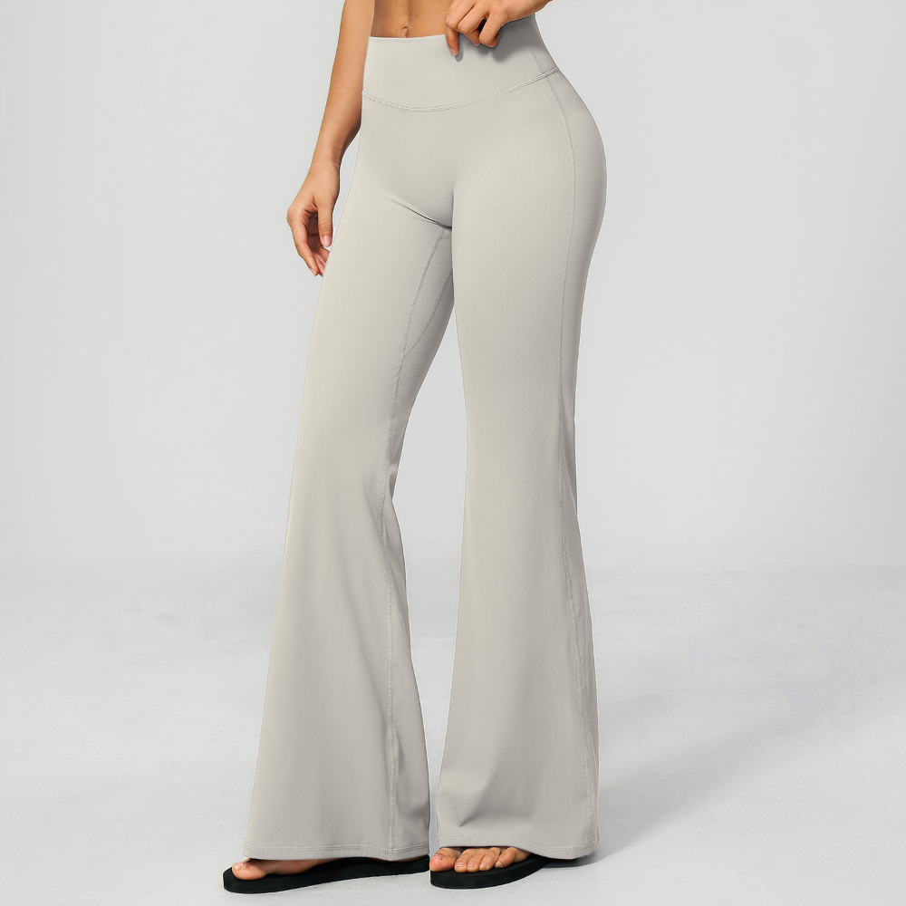 Yoga Pants High Waist Flared L - đánh giá và giá Yoga Fitness Drawing