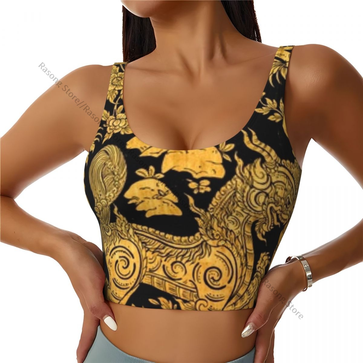 Sports Bra Women Running Yoga  - đánh giá và giá Yoga Fitness Drawing