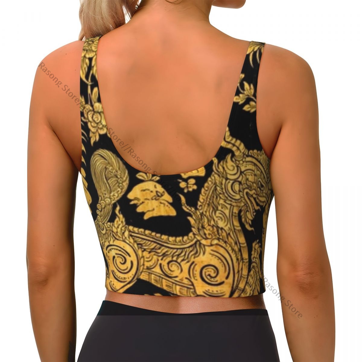 Sports Bra Women Running Yoga  - đánh giá và giá Yoga Fitness Drawing