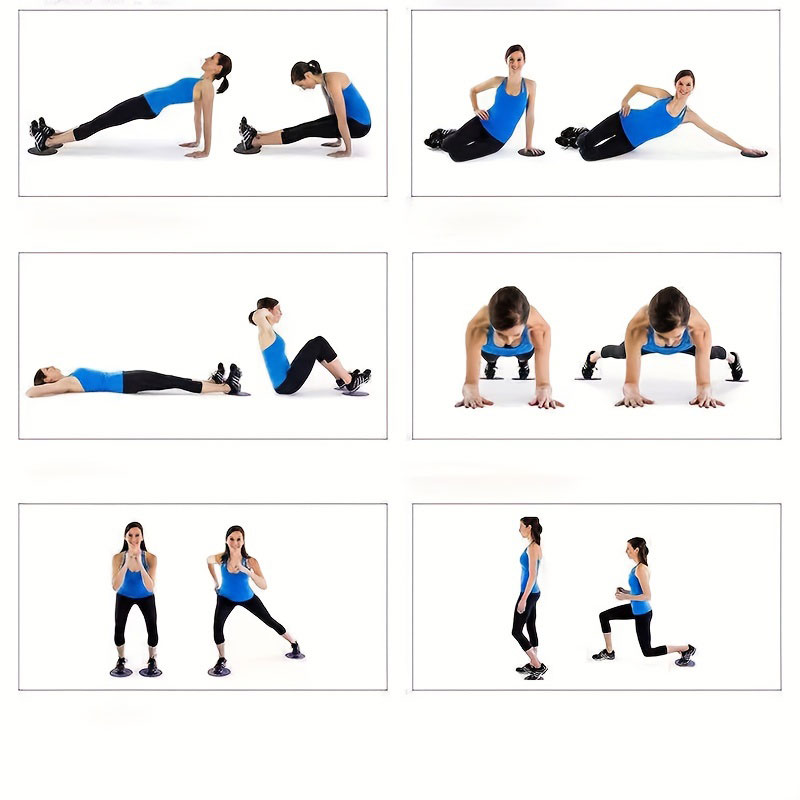2 PC Pilates Slide Plate Yoga  - đánh giá và giá Yoga Fitness Board