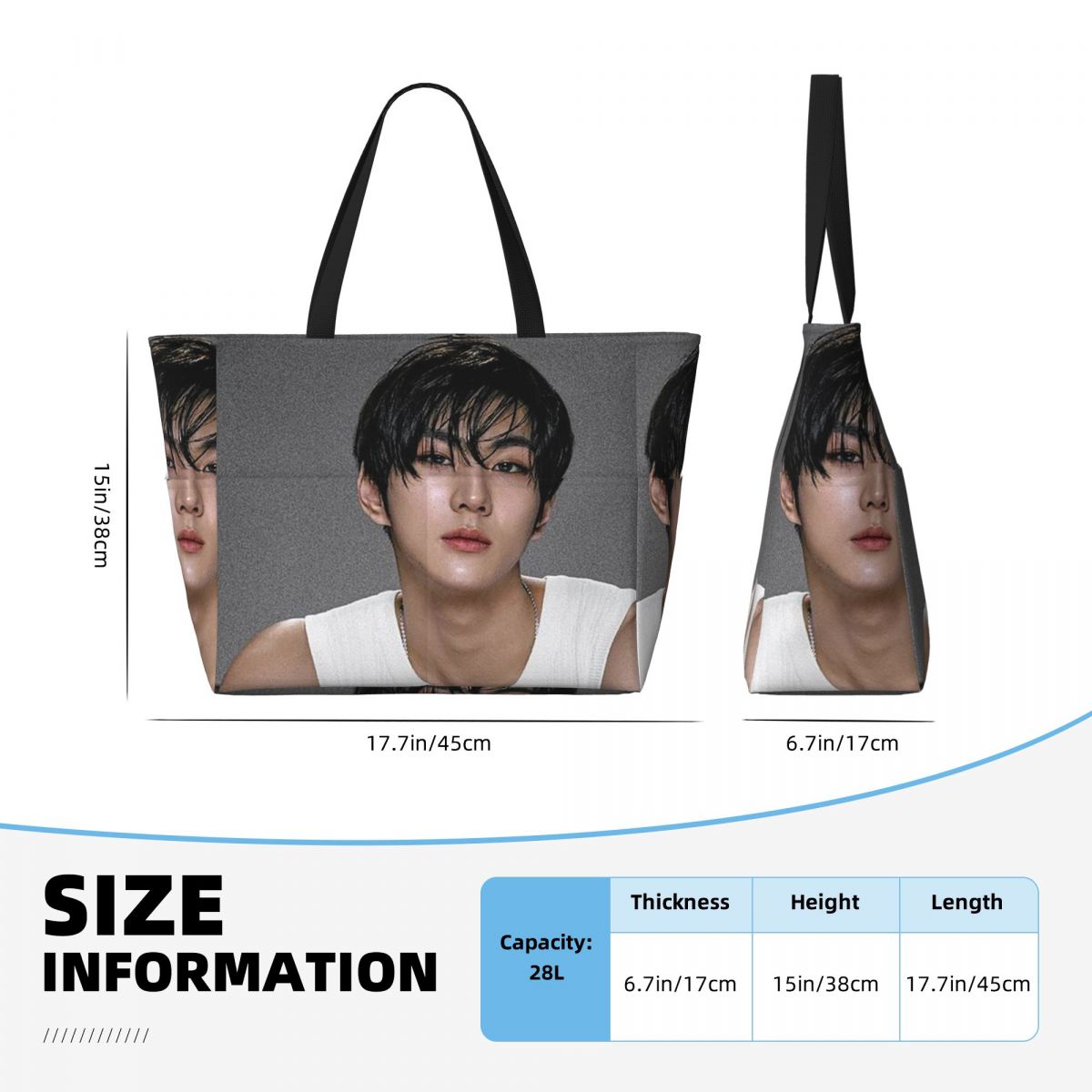 Jungwon En Kpop Beach Tote Bag - đánh giá và giá Yoga En Fitness